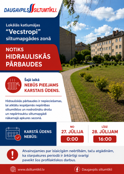 Pārbaudīsim siltumtīklu stāvokli Vecstropos