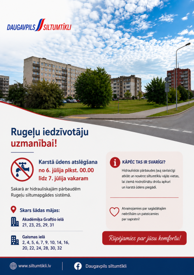 Pirmdien, 6. jūlijā, sākam hidrauliskās pārbaudes Rugeļos