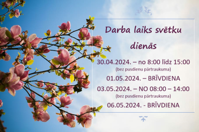 Darba laiks svētku dienās